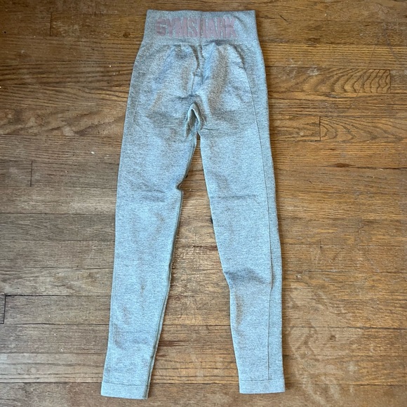 Grey/olive marl Gymshark Leggings - Picture 2 of 5